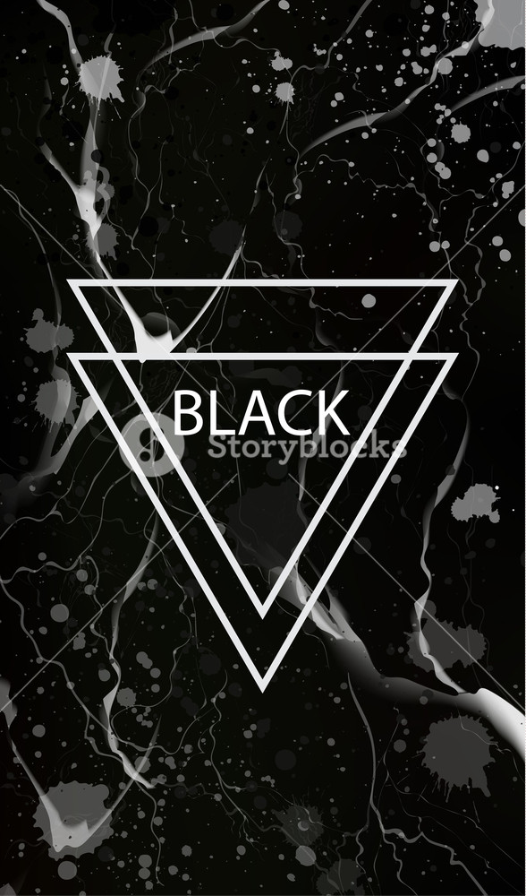 588x1000 Black Marble Background Vector Stone Texture Illustration Royalty