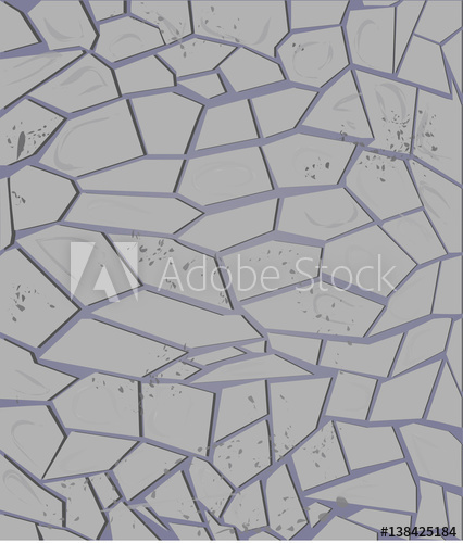 426x500 Abstract Vector Stone Wall, Grey Texture, Background