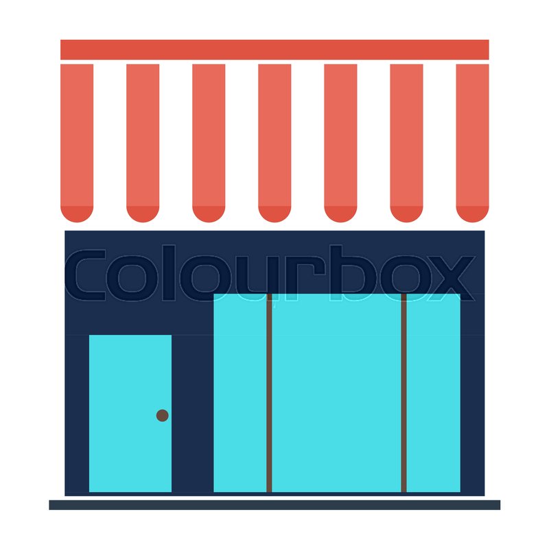 800x800 Shopping Store Building