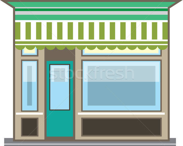 600x479 Store Front Vector Illustration Clip Art Image Vector