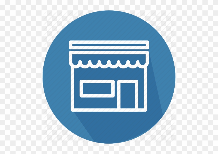 840x592 Business Store Front Shop Vector Icon Stock Vector