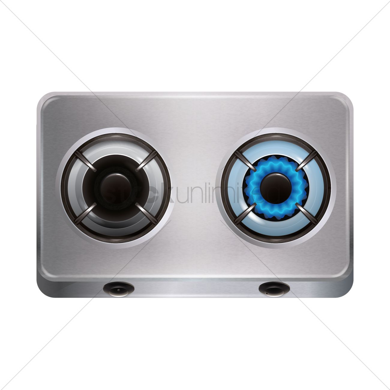 1300x1300 Gas Stove Vector Image
