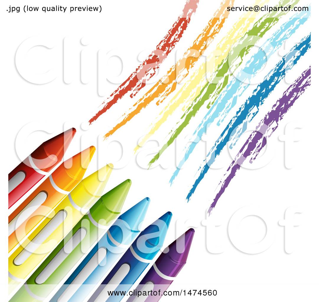 Clipart Of Colorful Streaks And Crayons 1080x1024 Clipart Of Colorful Streaks And Crayons