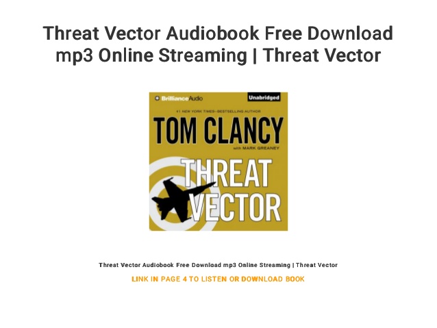 638x479 Threat Vector Audiobook Free Download Online Streaming Threat
