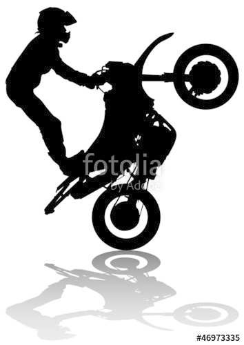 354x500 Extreme Man On Moto Stock Image And Royalty Free Vector