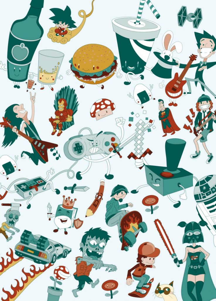 737x1030 Poster Vector Illustration For Metropoli