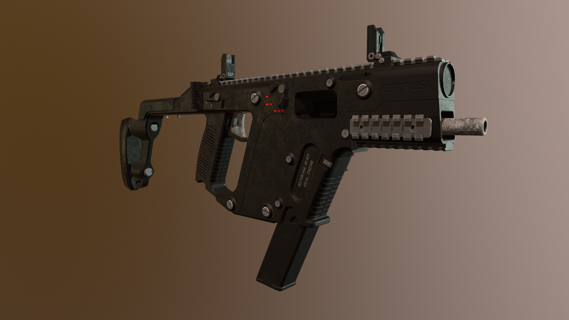 1920x1080 Kriss Vector Submachine Gun Fps Game Model