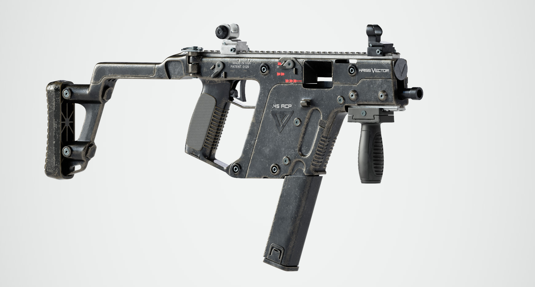 Модель 2.0. Крисс вектор пистолет-пулемёт 45 ACP. Kriss vector SMG. Kriss vector SBR 45 ACP. Вектор 45 АЦП.