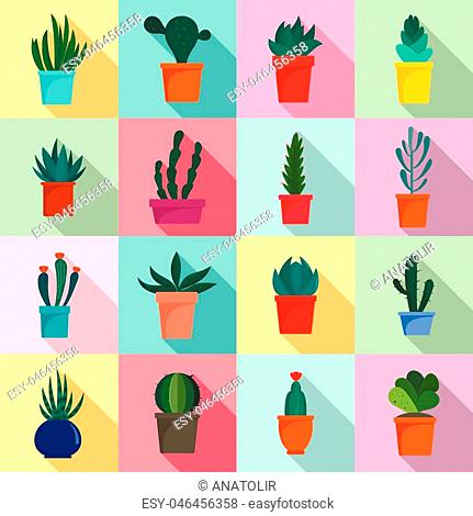 431x470 Vector Succulent Set Stock Photos And Images Age Fotostock