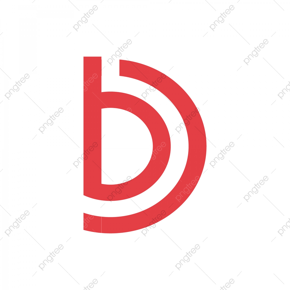 1200x1200 Vector Illustration Letter B And D Logo Company, Letter, Abstract