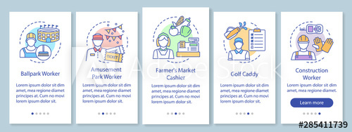 500x188 Summer Part Time Jobs Onboarding Mobile App