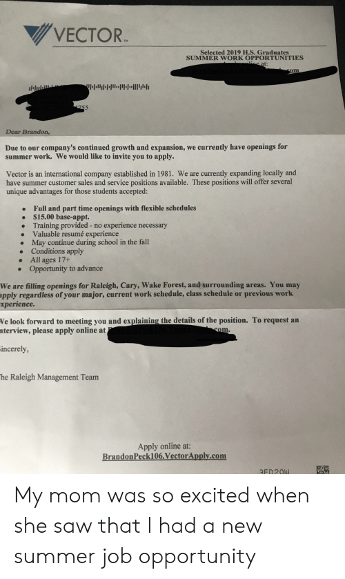 500x839 Vector Tm Selected Hs Graduates Summer Work Opportunities