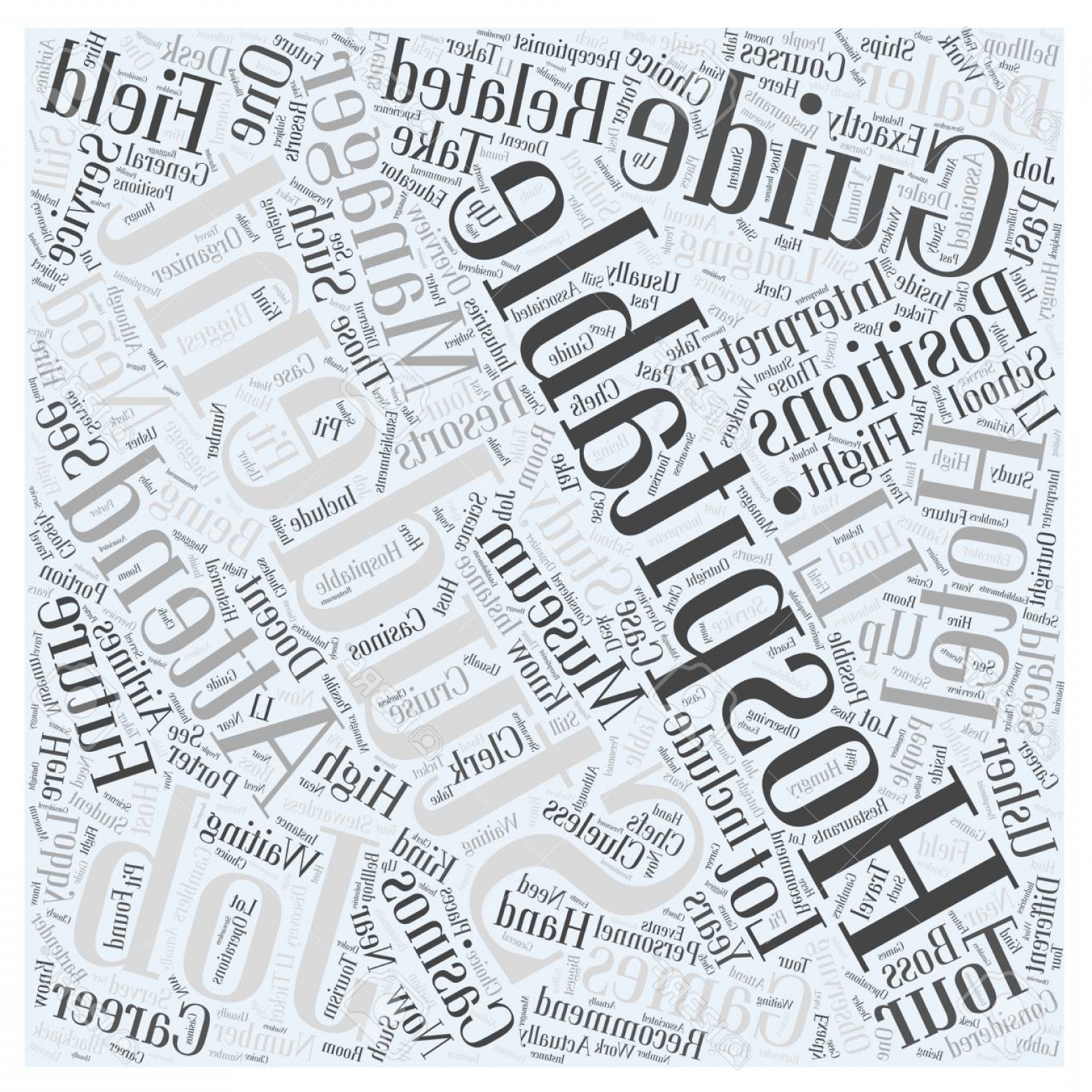 1560x1560 Photostock Vector Future Jobs For Hospitality Students Word Cloud