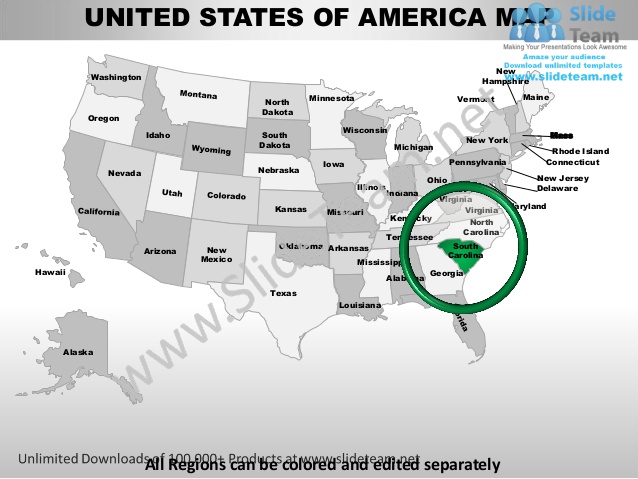 638x479 Editable Vector Business Usa South Carolina State And County