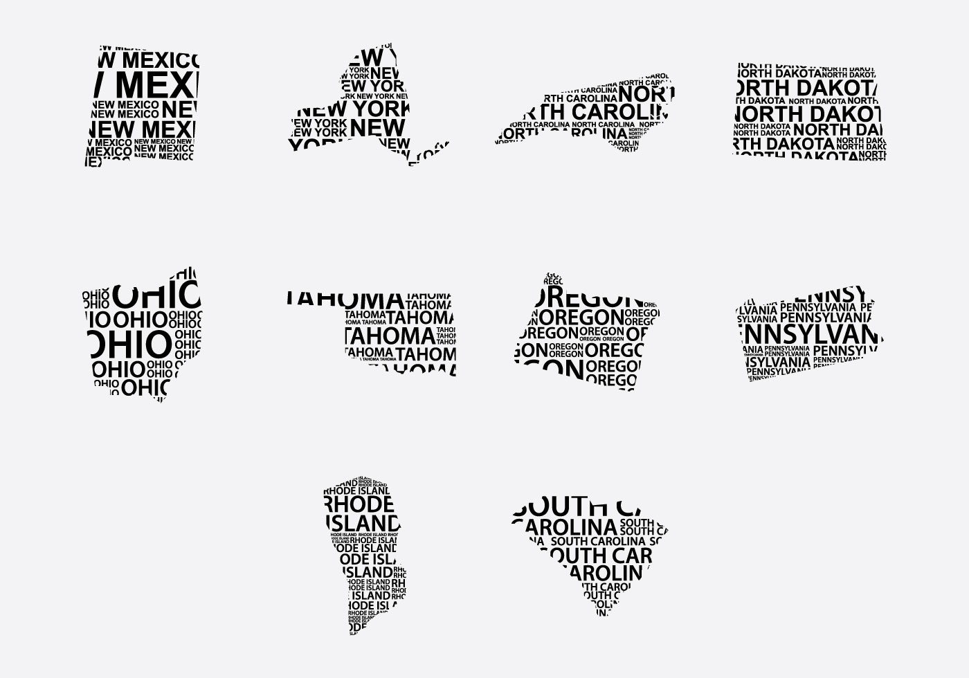 1400x980 South Carolina Free Vector Art