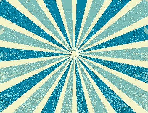 500x381 Retro Sun Rays