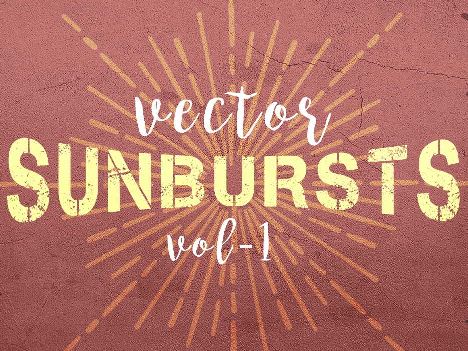934x700 Vector Sunbursts Sunrays