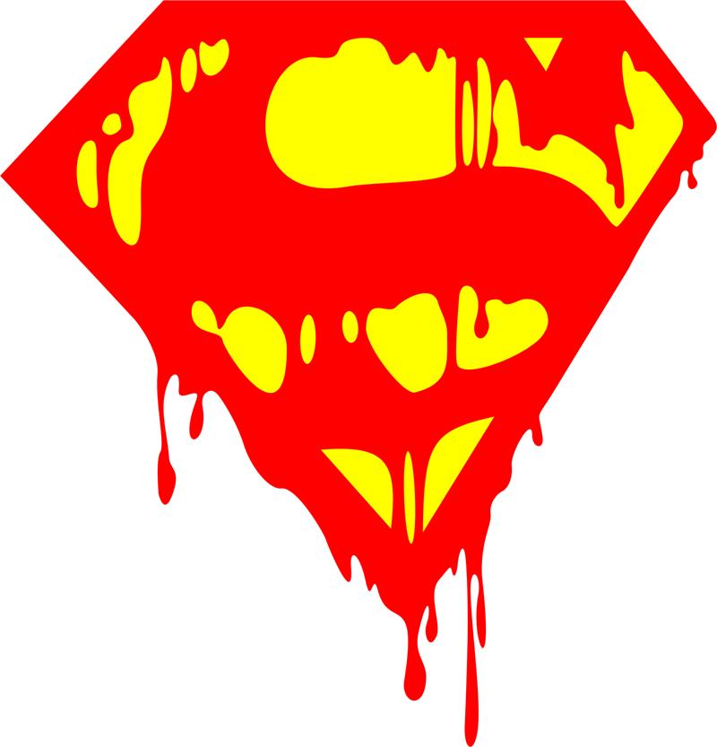 800x833 Bleeding Superman Logo Vector Free Vector Cdr Free Download