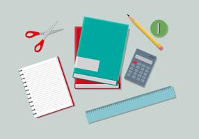 286x200 School Supplies Free Vector Art