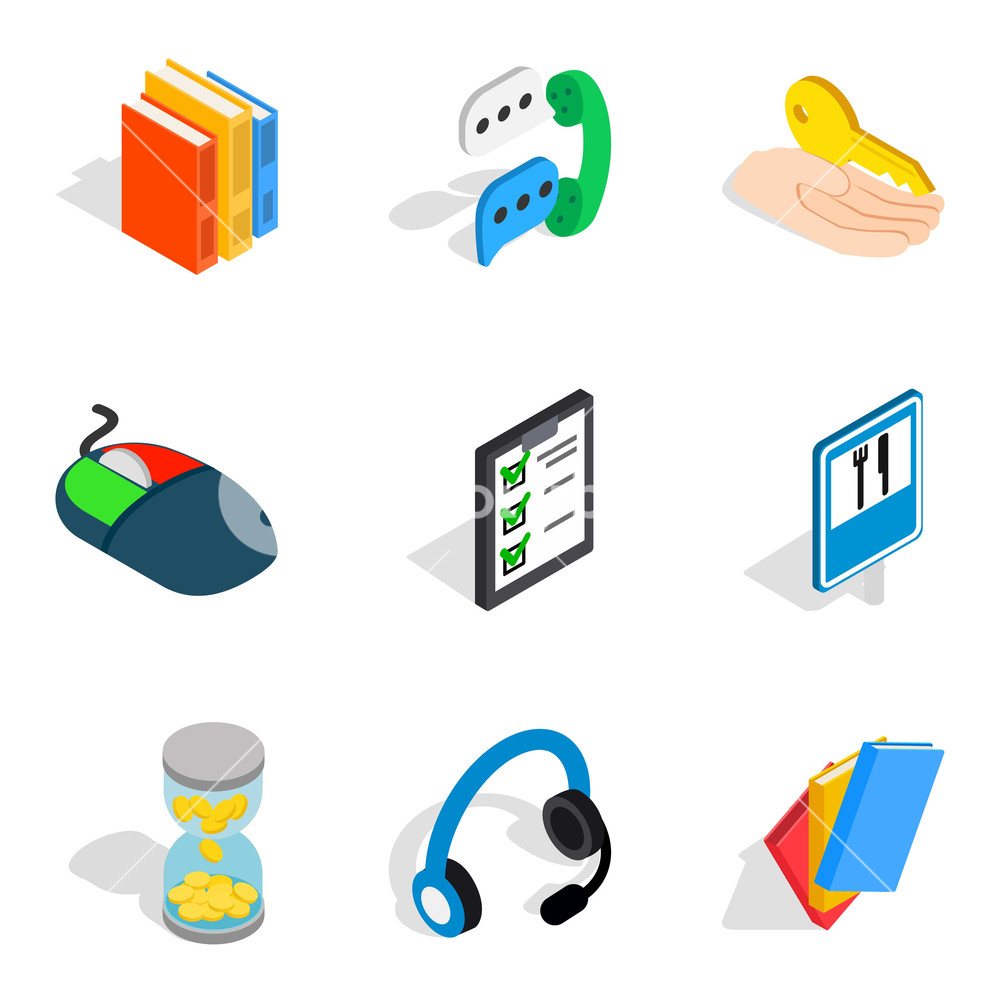1000x1000 Technical Support Service Icons Set Isometric Set Of Technical