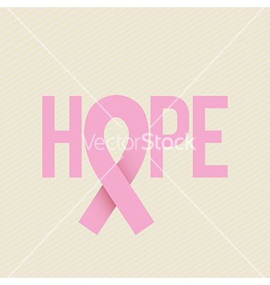 380x400 Hope Cancer Ribbon Support Awareness Vector