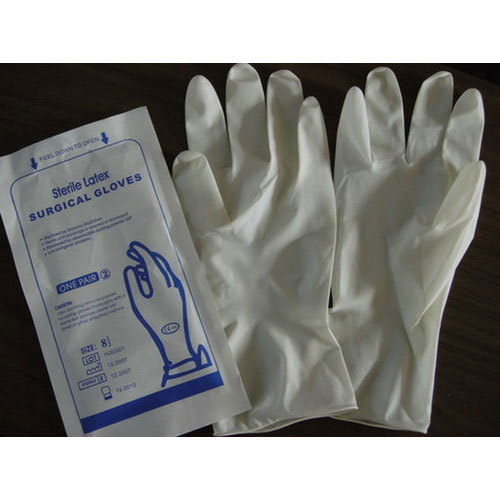 500x500 Latex White Medical Surgical Gloves, Rs Pair, Vector Surgical