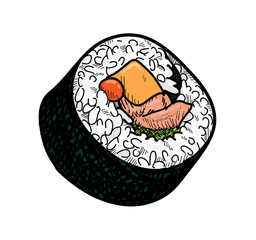 256x240 Search Photos Sushi Vector
