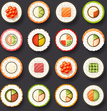 356x368 Sushi Free Vector Download
