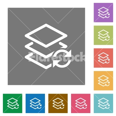 400x400 Swap Layers Square Flat Icons
