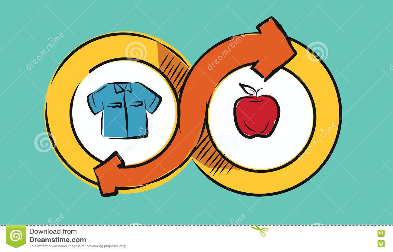 1300x833 Barter Commerce Trade Transaction Economic Concept Exchange