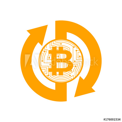 500x500 Exchange Bitcoin Crypto Currency Stock Exchange Sign Virtual