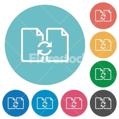 400x400 Flat Swap Documents Icons