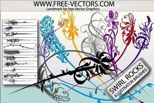 500x333 Fantastic Swirls And Curls Brushes For Illustrator Sitepoint