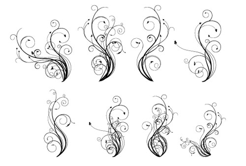 500x338 Free Swirl,curly And Floral Vectors For Designers Designbeep
