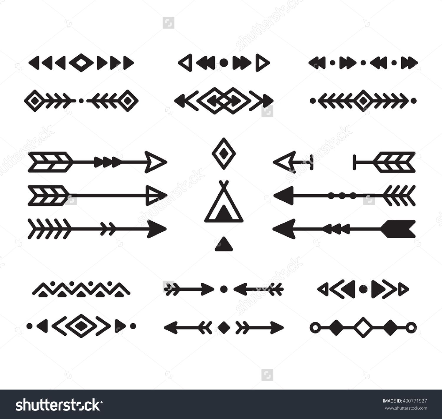 Символ стрелы у индейцев