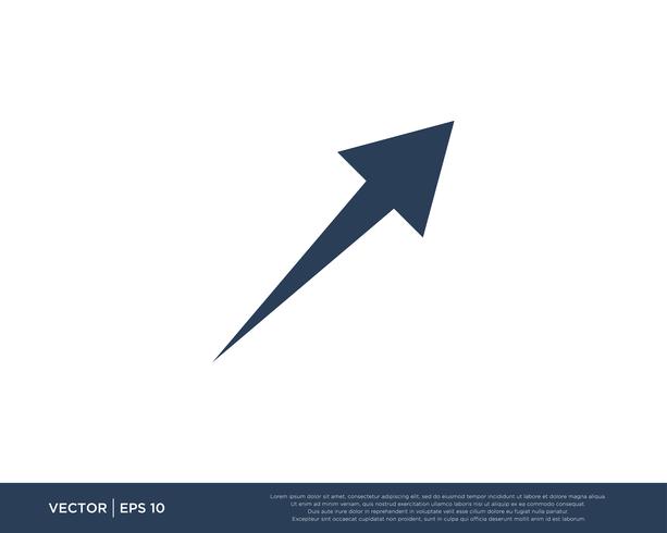613x490 Arrow Icon Vector Template Symbol