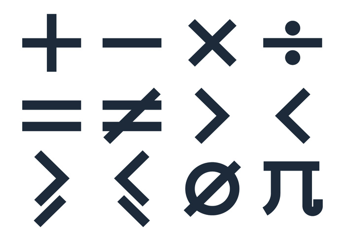 700x490 Math Vector Symbol Set Free Vectors Ui Download