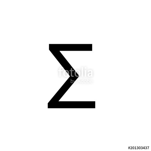 500x500 Math Symbols Vector And Math Icons Sigma Symbol Stock Image