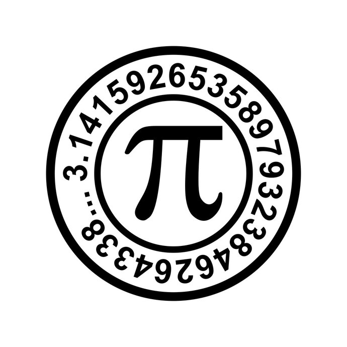 690x690 Pi Math Symbol Graphics Design Dxf