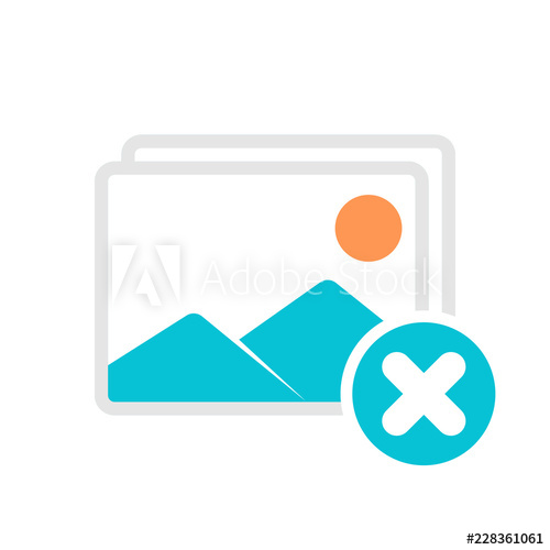 500x500 Image Gallery Icon Symbol Vector Illustration Of Image, Photo