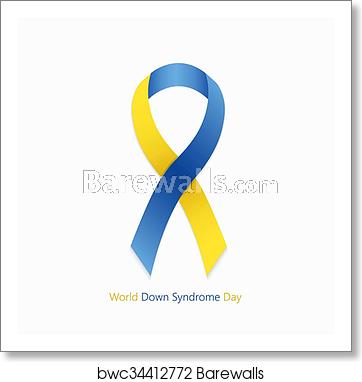 362x382 Vector World Down Syndrome Day Symbol On White, Art Print