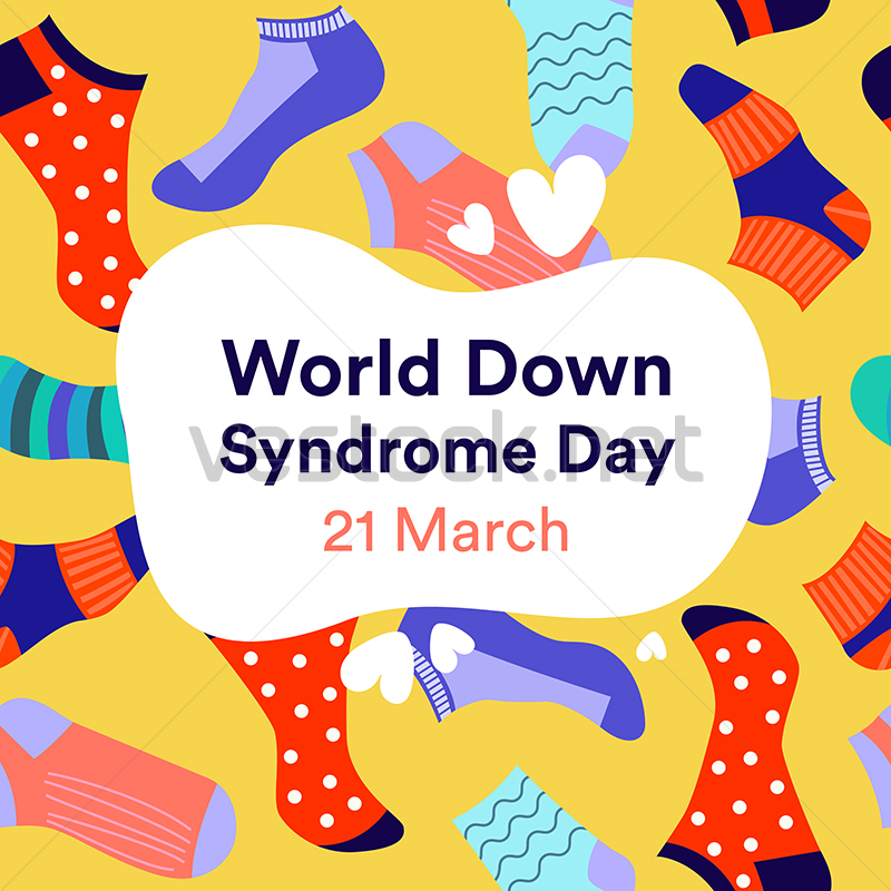 800x800 World Down Syndrome Day, March Vector Illustration Vestock