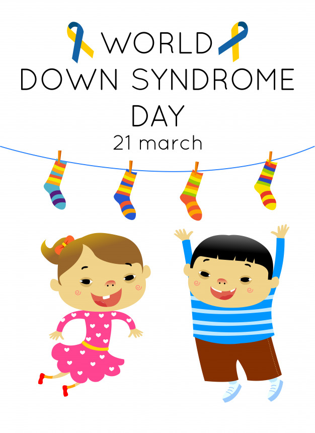 626x860 World Down Syndrome Day Concept Poster Vector Premium Download