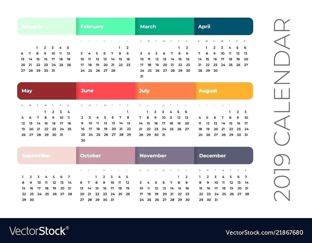 1000x780 Happy New Year Calendar Template Design And Vector