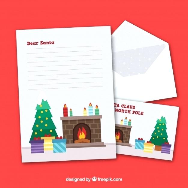 626x626 Pretty Card With Envelope Free Vector Christmas Design Template