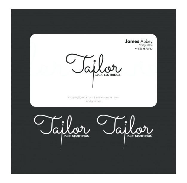 626x613 Demo Tailoring Business Card Templates Free Master Template