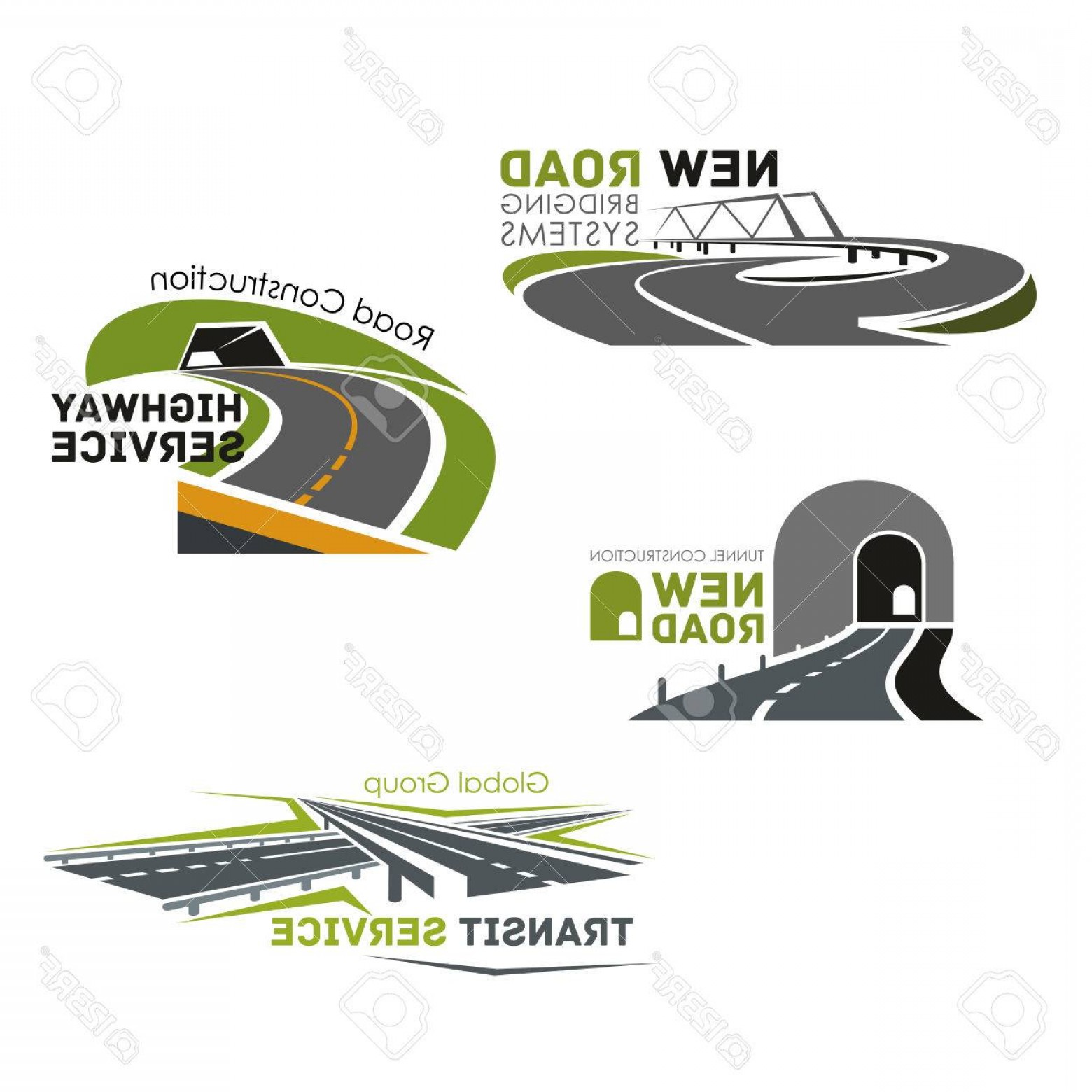 Photostock Vector Road Construction Company Vector Icons Emblems 1560x1560 Photostock Vector Road Construction Company Vector Icons Emblems
