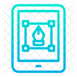 256x256 Vector Tab Icon Of Gradient Style