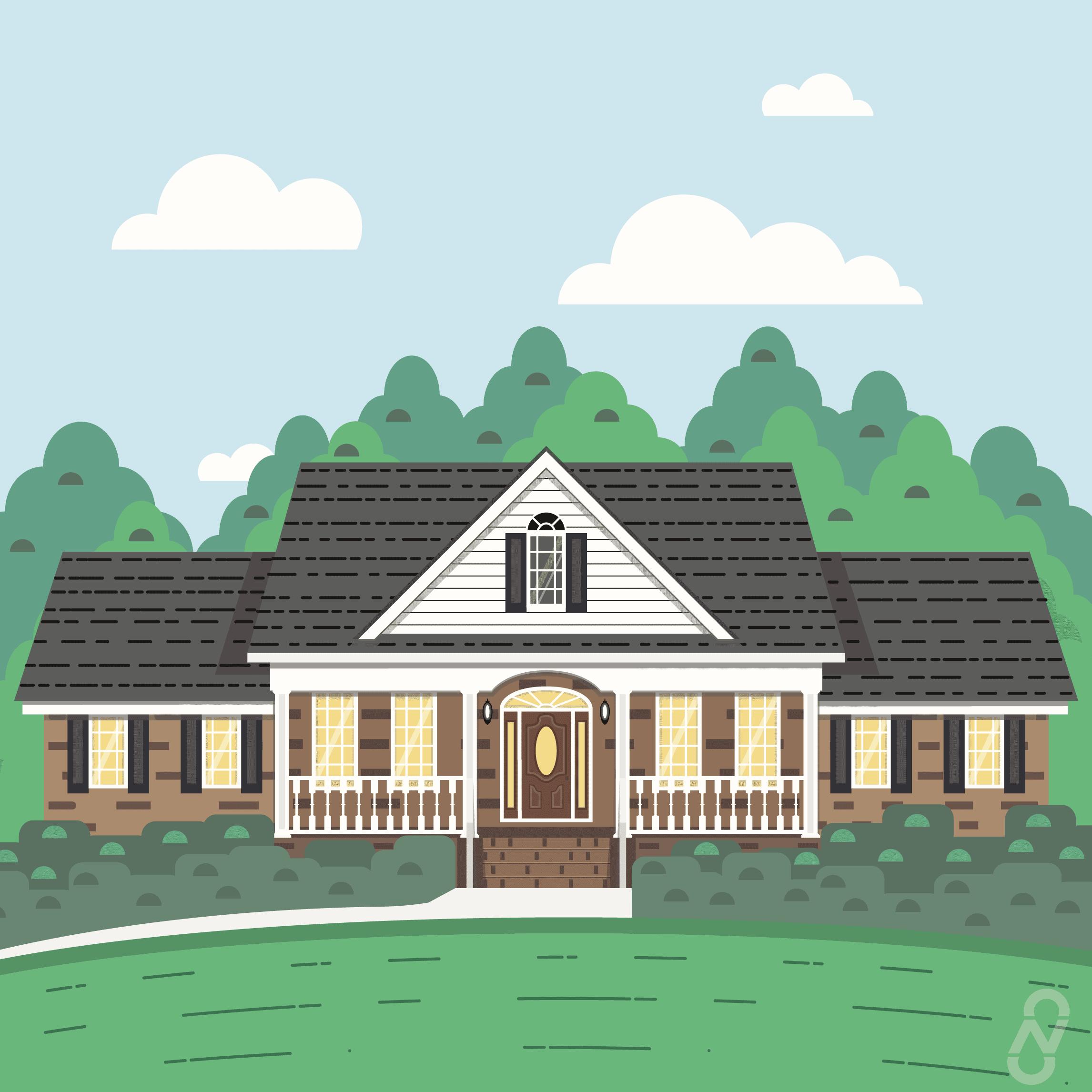 2292x2292 Tallahassee Home Vector