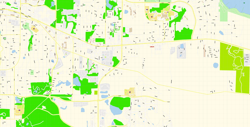 1000x508 Tallahassee Pdf Map Vector Exact City Plan Florida Us Detailed